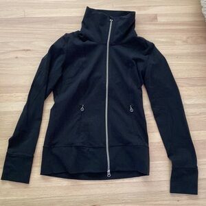 Lululemon Black High Collar Jacket